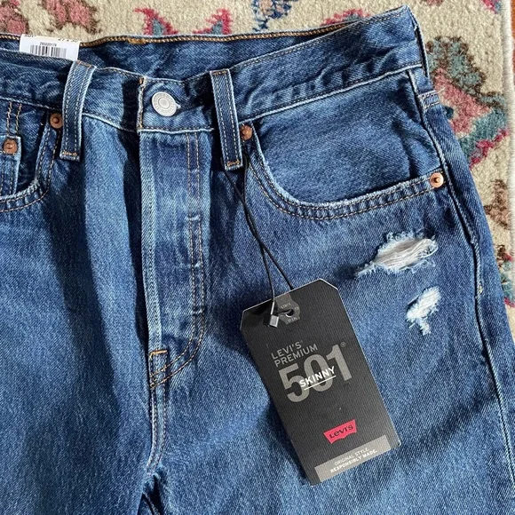 Levi’s 501 High-Rise Skinny Jean - Picture 3 of 5